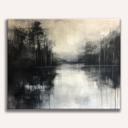 Peinture par numéro Reflet mélancolique - Maison Artsen