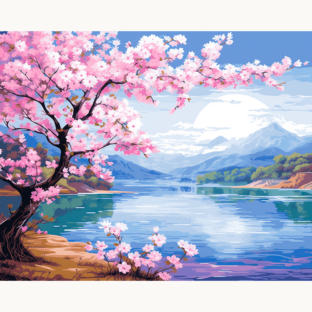 Spring Serenity Paint-by-Numbers Kit – Maison Artsen