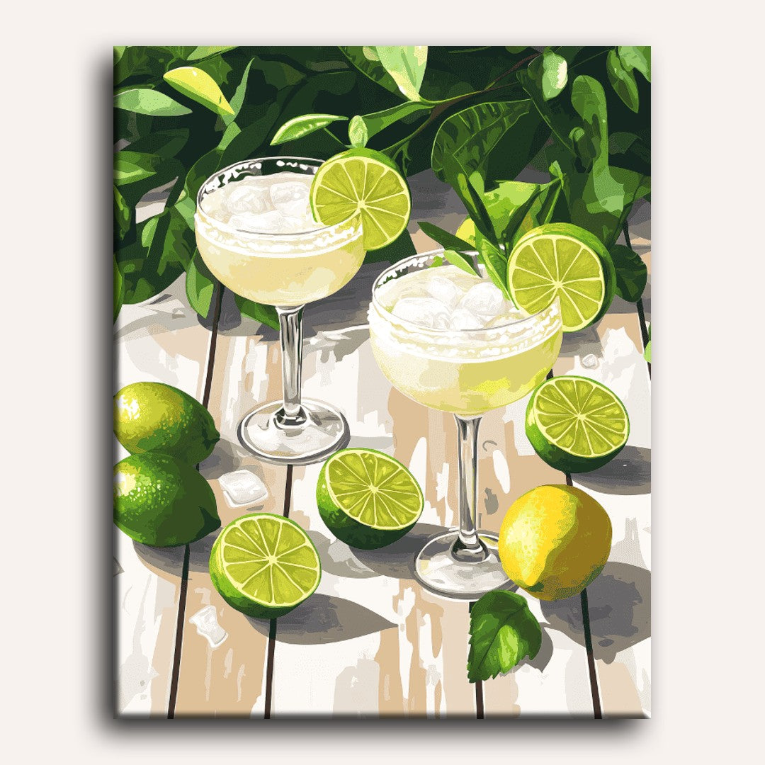 Margaritas Paint-by-Numbers Kit – Maison Artsen