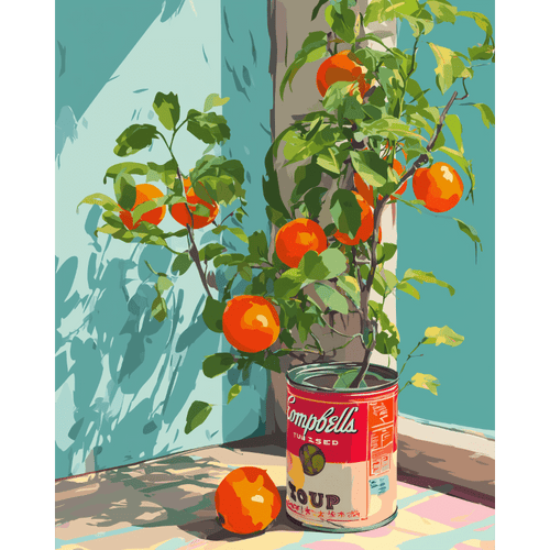 Oranges en Bocal - Peinture par numéro Maison Artsen