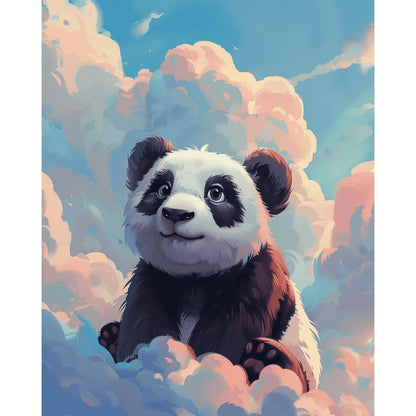 Cloudy Panda Paint-by-Numbers Kit – Maison Artsen