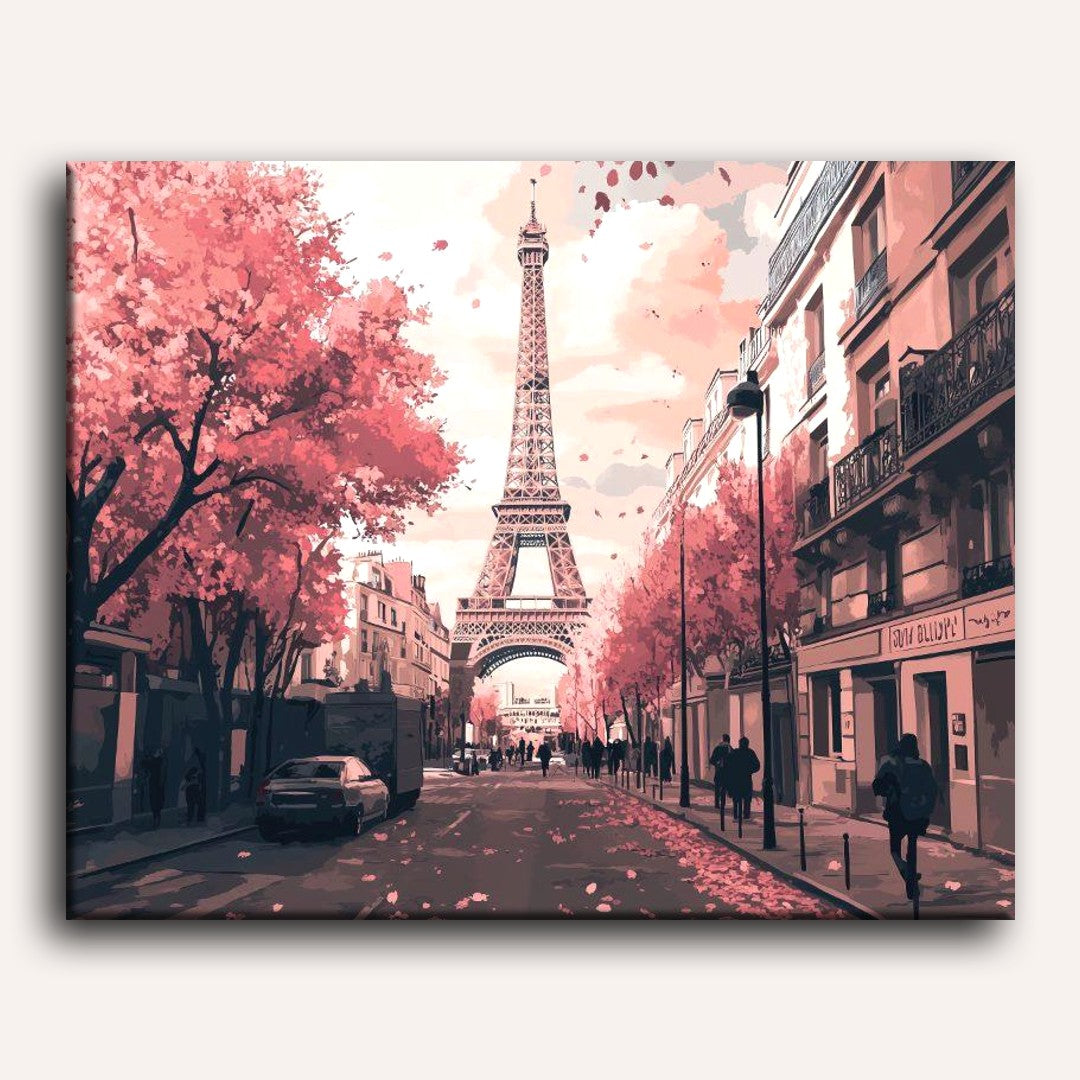 Romantic Paris Paint-by-Numbers Kit – Maison Artsen