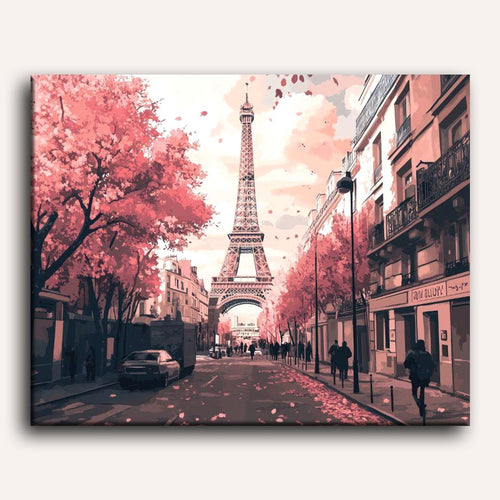Romantic Paris Paint-by-Numbers Kit – Maison Artsen