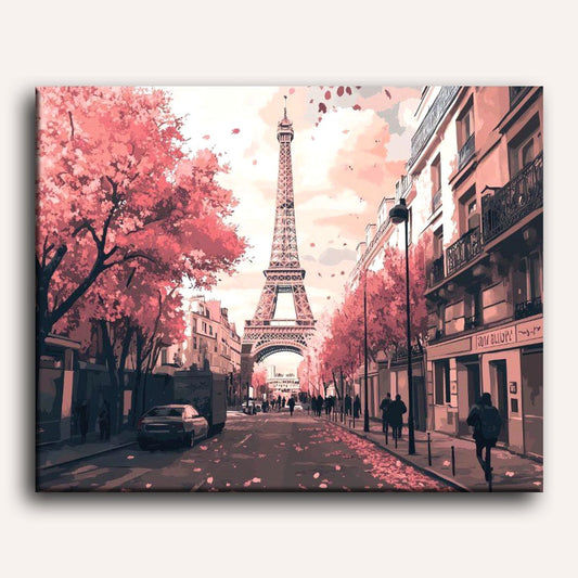Romantic Paris Paint-by-Numbers Kit – Maison Artsen