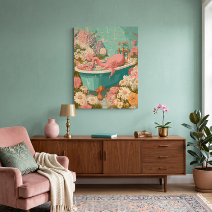 Floral Octopus Paint-by-Numbers Kit – Maison Artsen