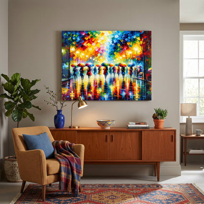 Rain of Umbrellas Paint-by-Numbers Kit – Maison Artsen
