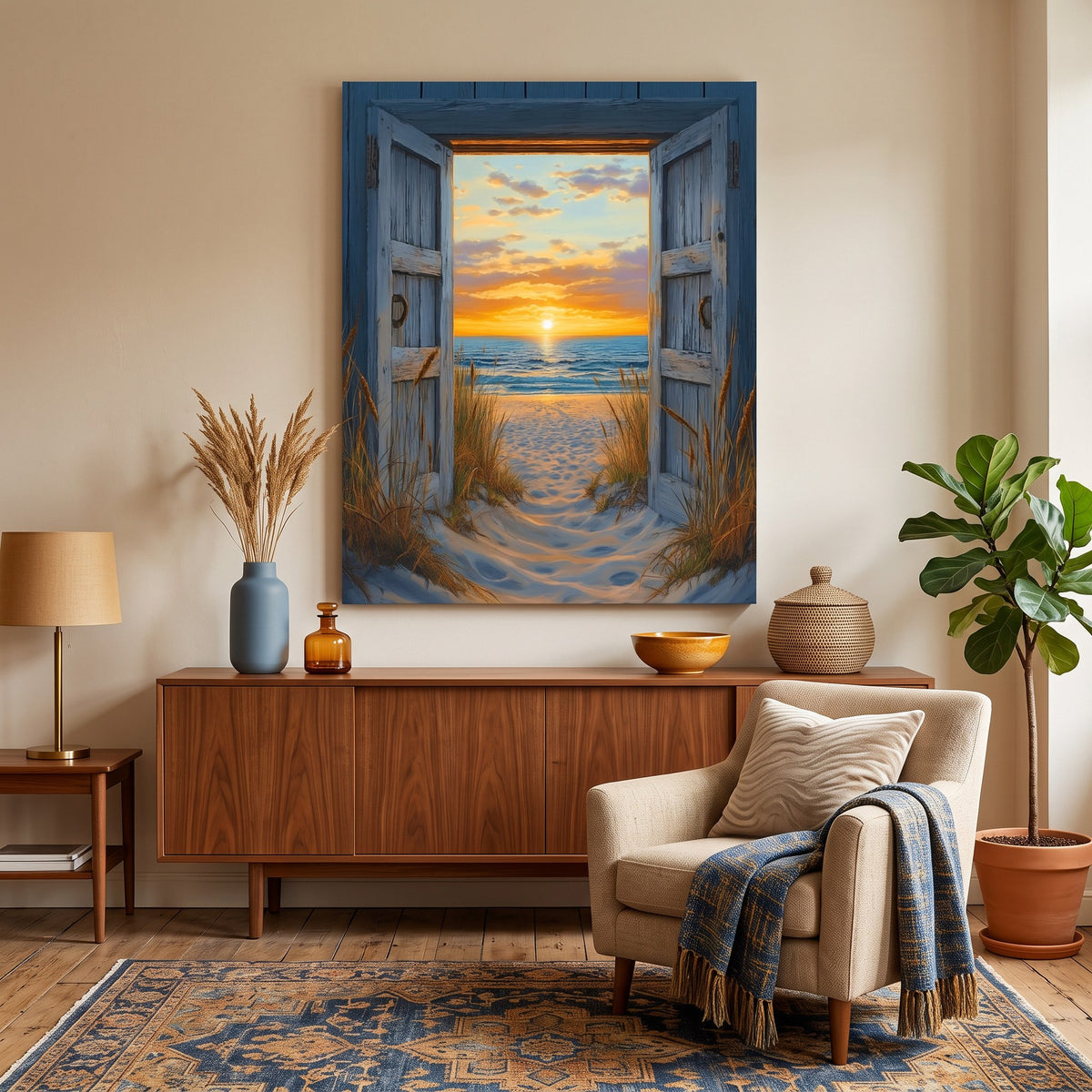 Doorway to the Sunset Paint-by-Numbers Kit – Maison Artsen