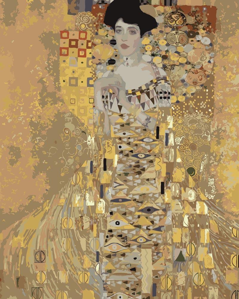 Golden Portrait by Klimt Paint-by-Numbers Kit – Maison Artsen