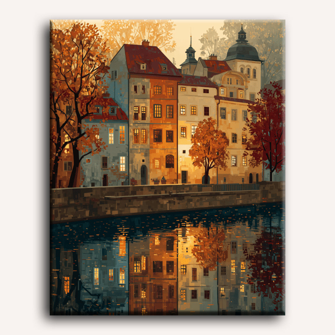 Autumn in Prague Paint-by-Numbers Kit – Maison Artsen