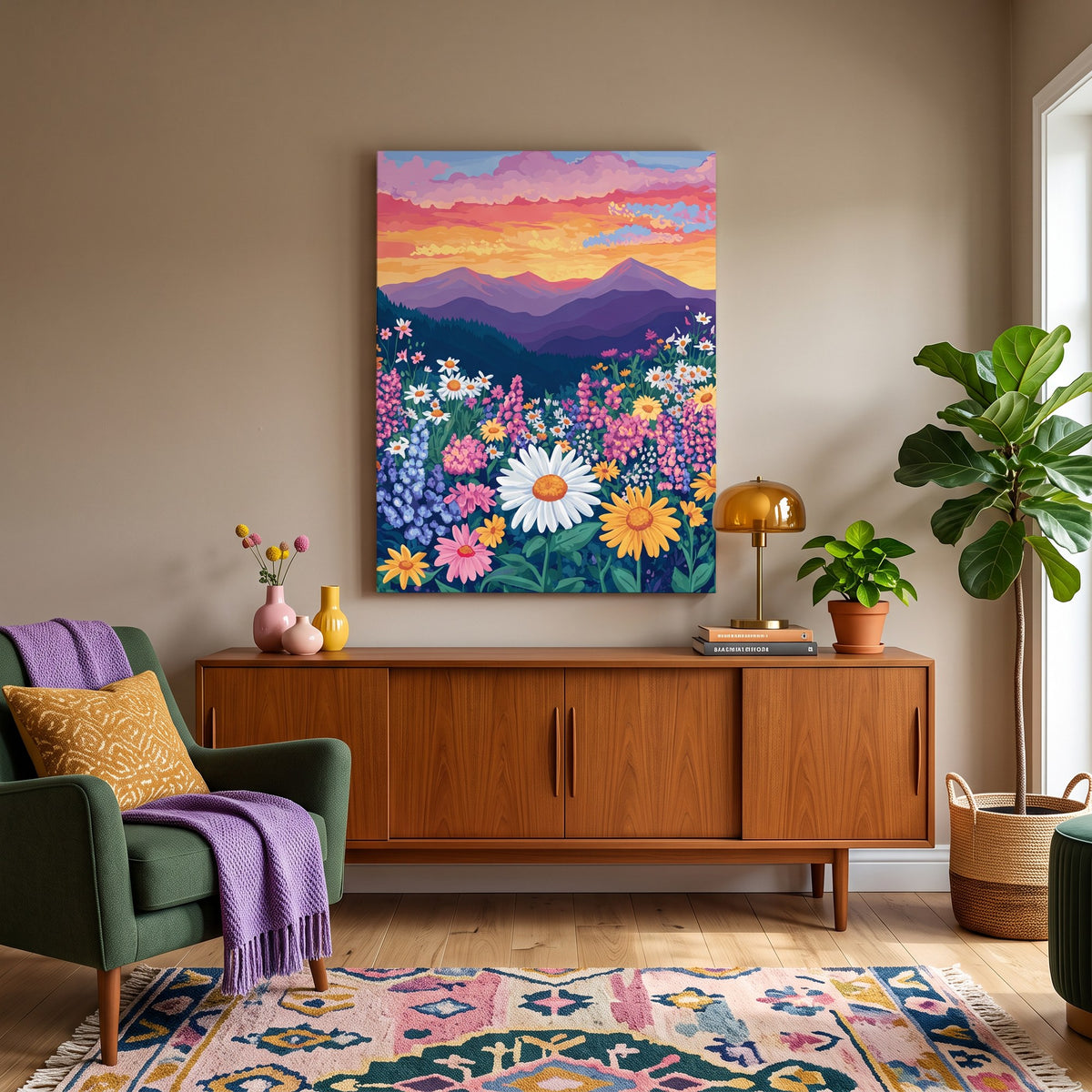 Flowering Meadow Paint-by-Numbers Kit – Maison Artsen
