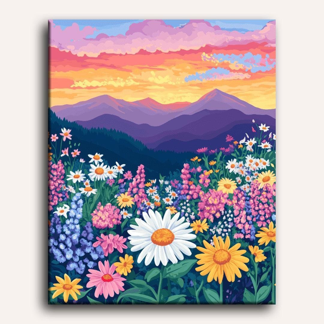 Flowering Meadow Paint-by-Numbers Kit – Maison Artsen