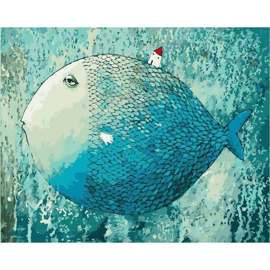 Pufferfish Paint-by-Numbers Kit – Maison Artsen
