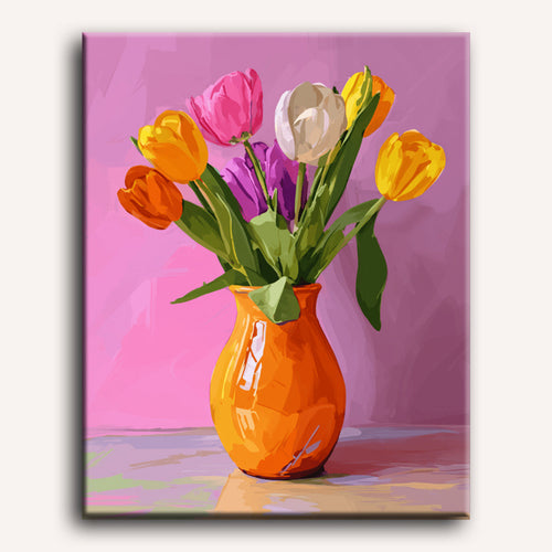 Tulip Radiance Paint-by-Numbers Kit – Maison Artsen