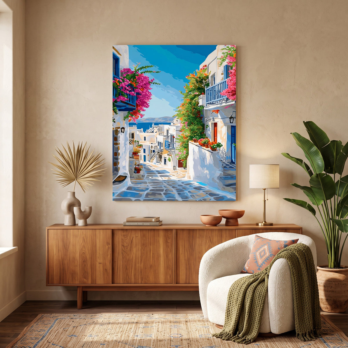 Cyclades Lane Paint-by-Numbers Kit – Maison Artsen