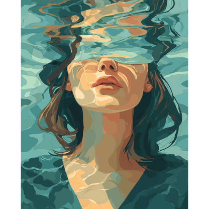Sous l'Eau - Peinture par numéro Maison Artsen
