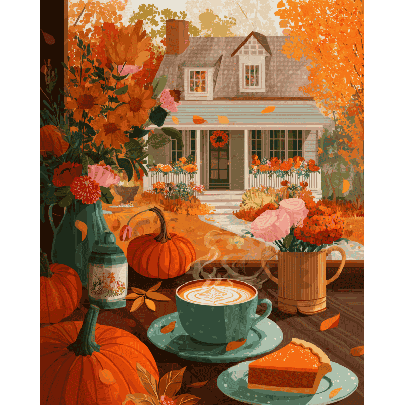 Squash Tart Paint-by-Numbers Kit – Maison Artsen
