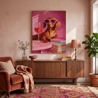 Dachshund with Rosé Paint-by-Numbers Kit – Maison Artsen