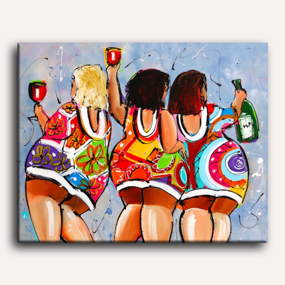 The Wine Ladies Paint-by-Numbers Kit – Maison Artsen