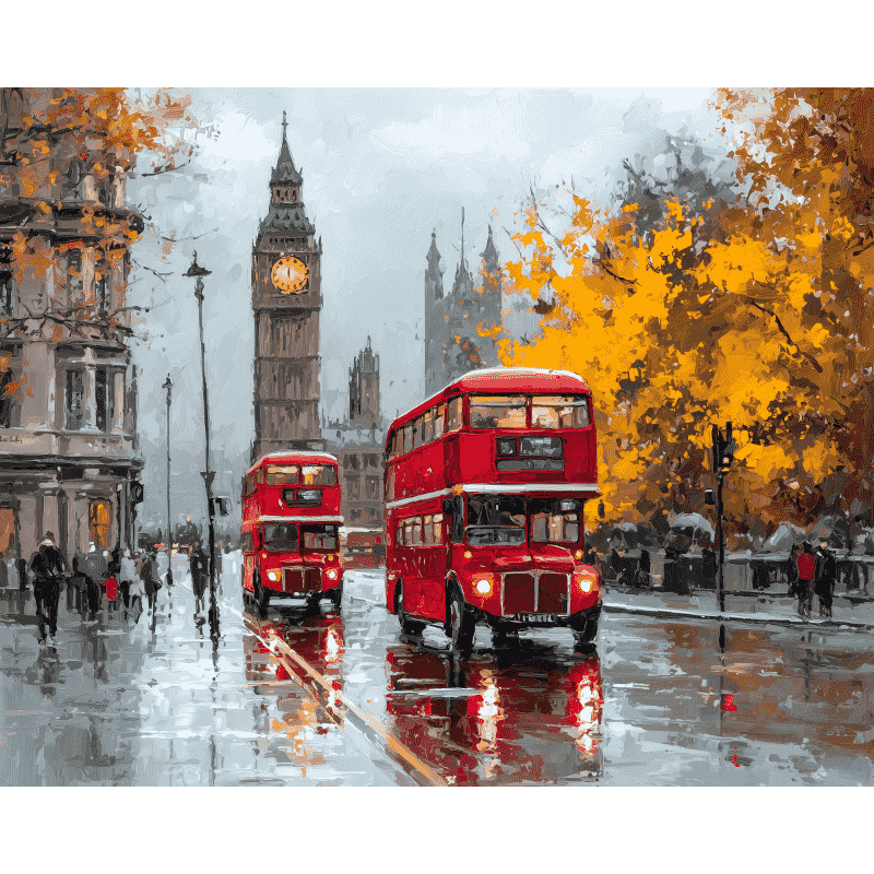 Timeless London Paint-by-Numbers Kit – Maison Artsen