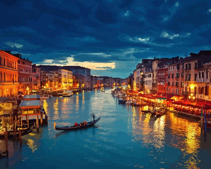 Venice at Night Paint-by-Numbers Kit – Maison Artsen
