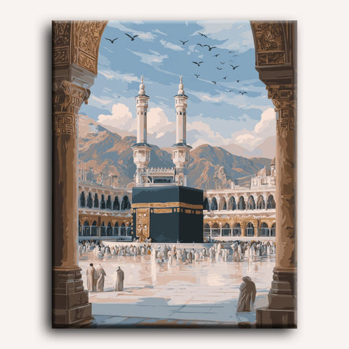 Toward the Kaaba Paint-by-Numbers Kit – Maison Artsen