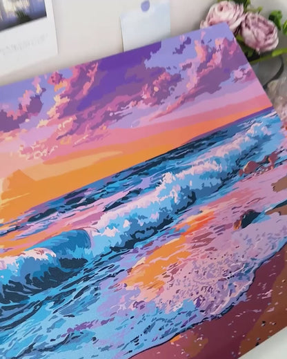 Pink Sunset | Paint by Numbers, 12×16"