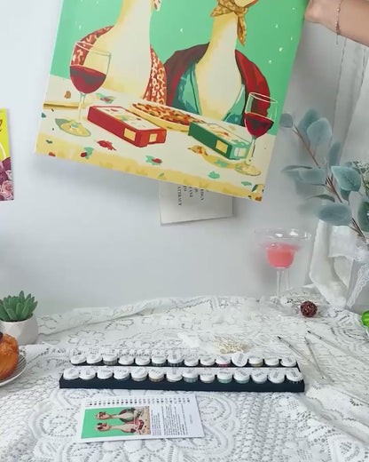 Gossiping Geese | Paint by Numbers