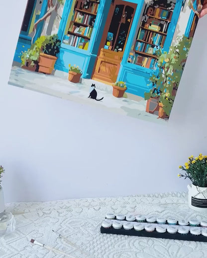 Where Books Live | Paint by Numbers, 12×16"