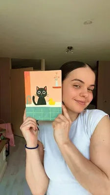 Peinture par numeros realisee par une cliente Maison Artsen