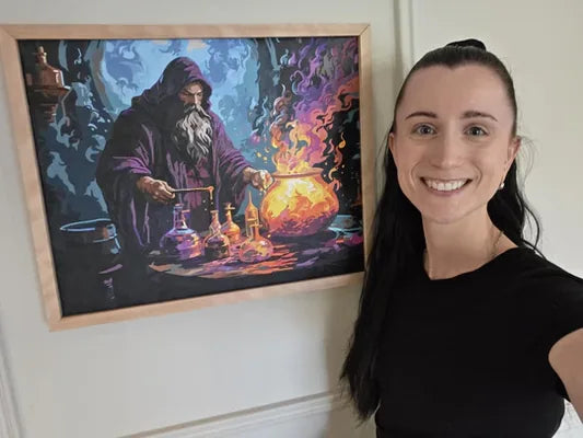 Peinture par numeros realisee par une cliente Maison Artsen
